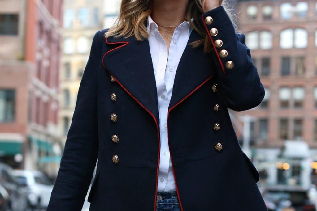 12 stylish winter coat styles for ladies to keep you warm-military coat