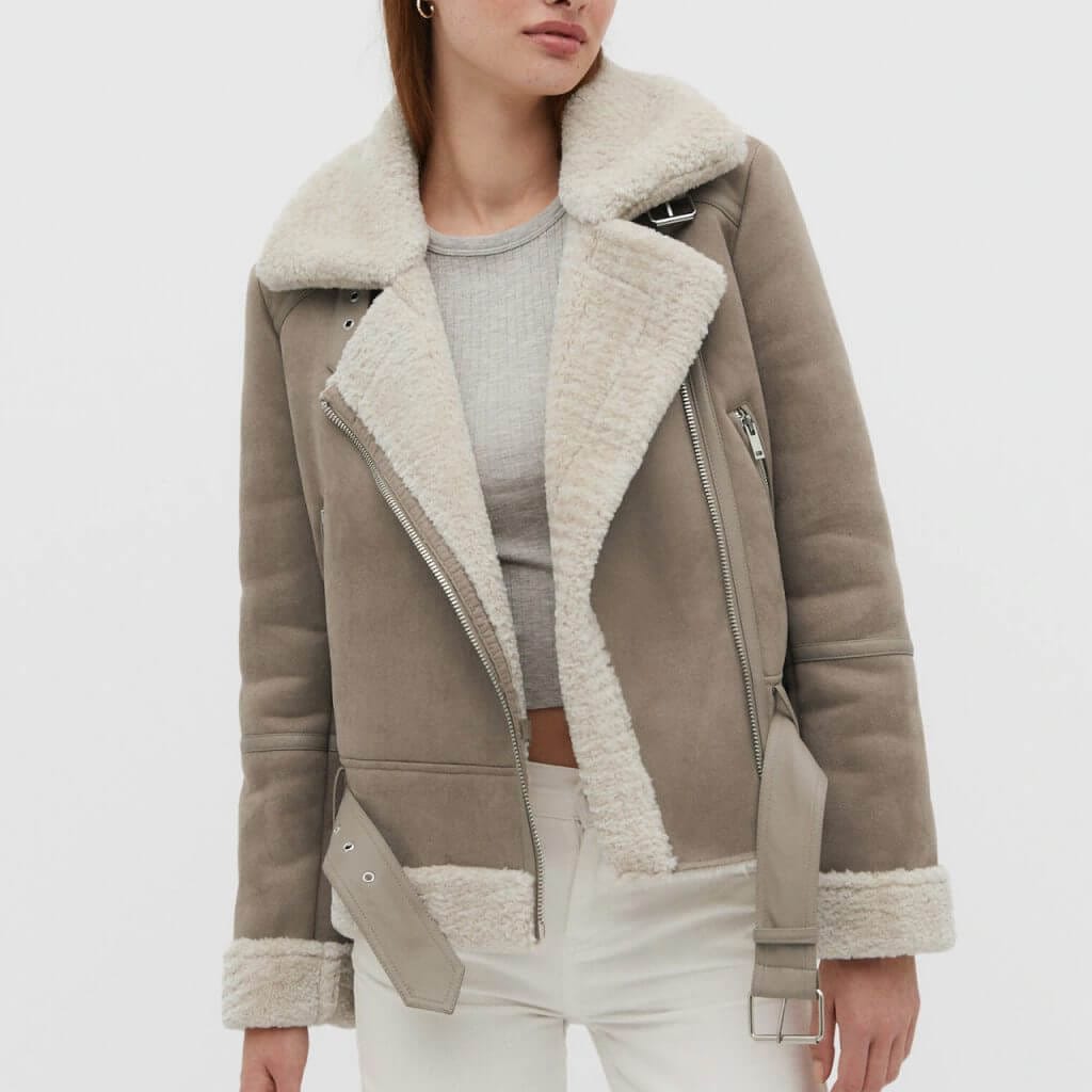 Types of Coat and Jacket Materials-Faux Shearling Jacket