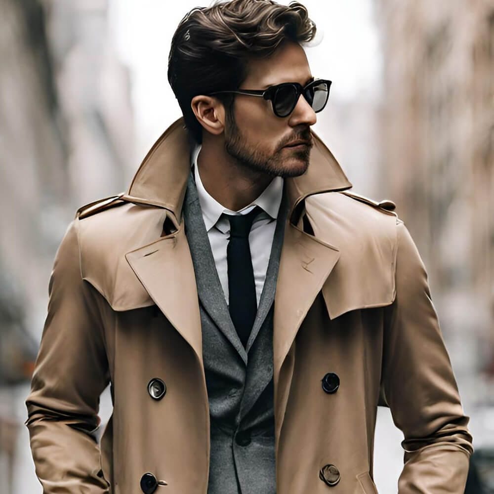 mens trench coat